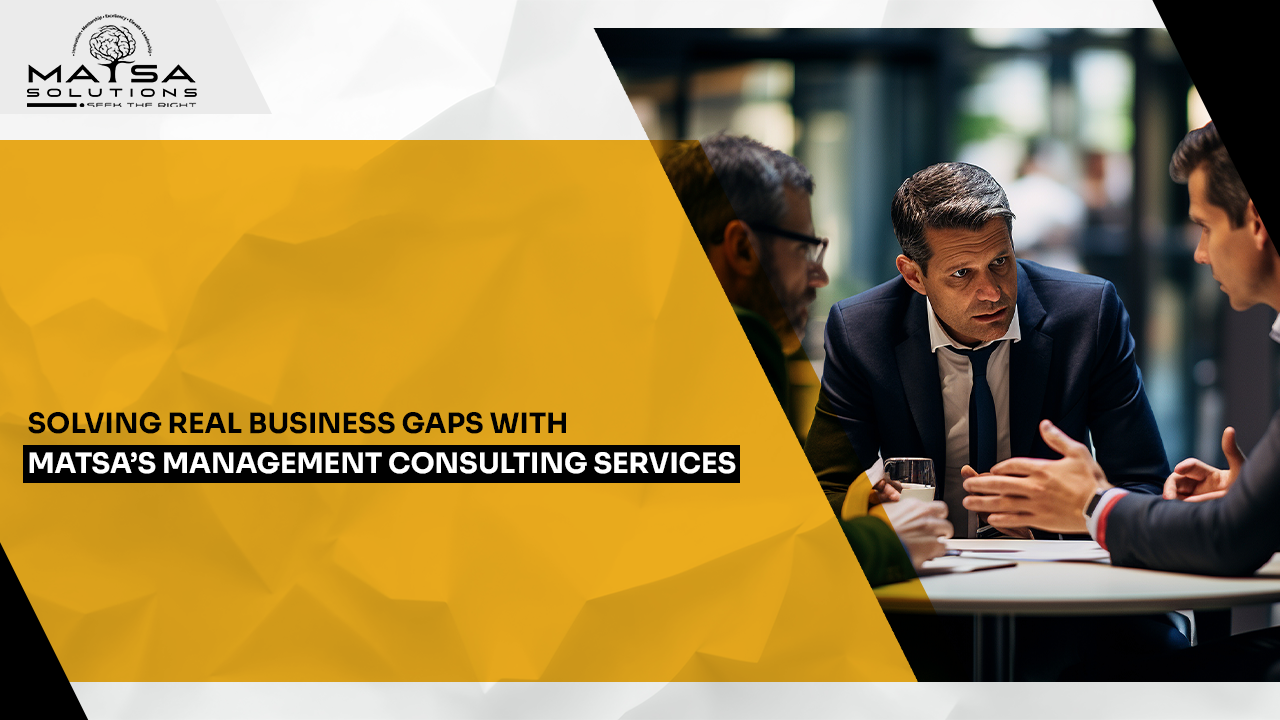 Solving Real Business Gaps with Matsa’s Management Consulting Services
